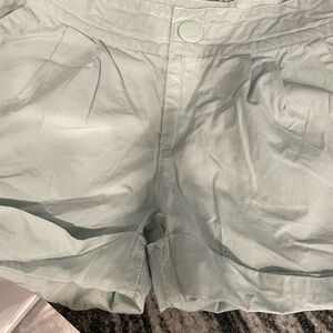 Tara Jarmon Mint Green Men's Flat Front Shorts